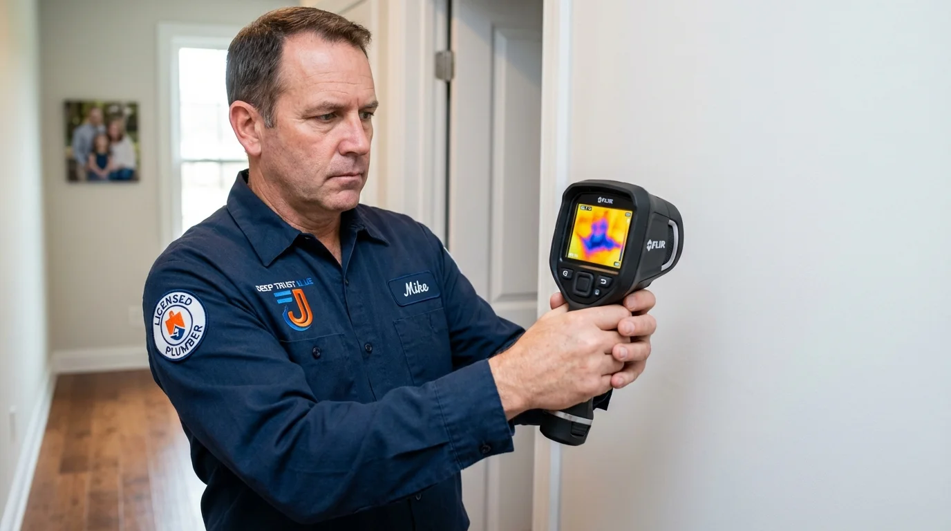 Thermal imaging leak detection by Johns Plumbing LLC in Rogers